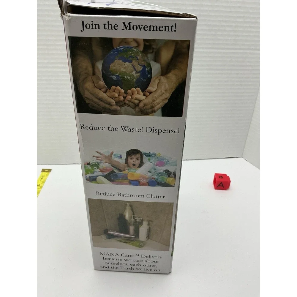 GOING GREEN?? CUT DOWN ON PLASTIC IN‎ THE SHOWER- MANACARE REFILLABLE DISPENSER
